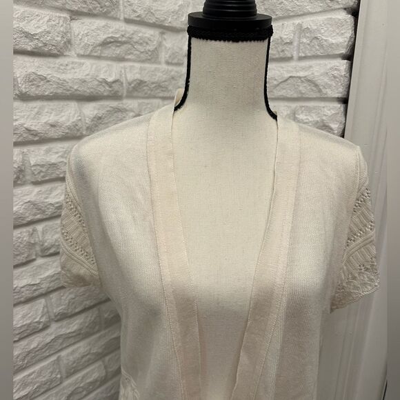 Y2K Crochet Pattered Shrug / Cardigan - Picture 2 of 6